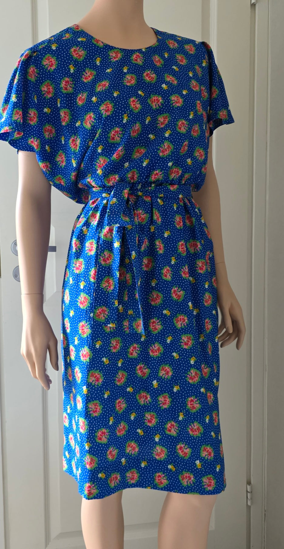 Jean Bailly Paris, ranskalainen vintagemekko 80-luvulta, koko 38