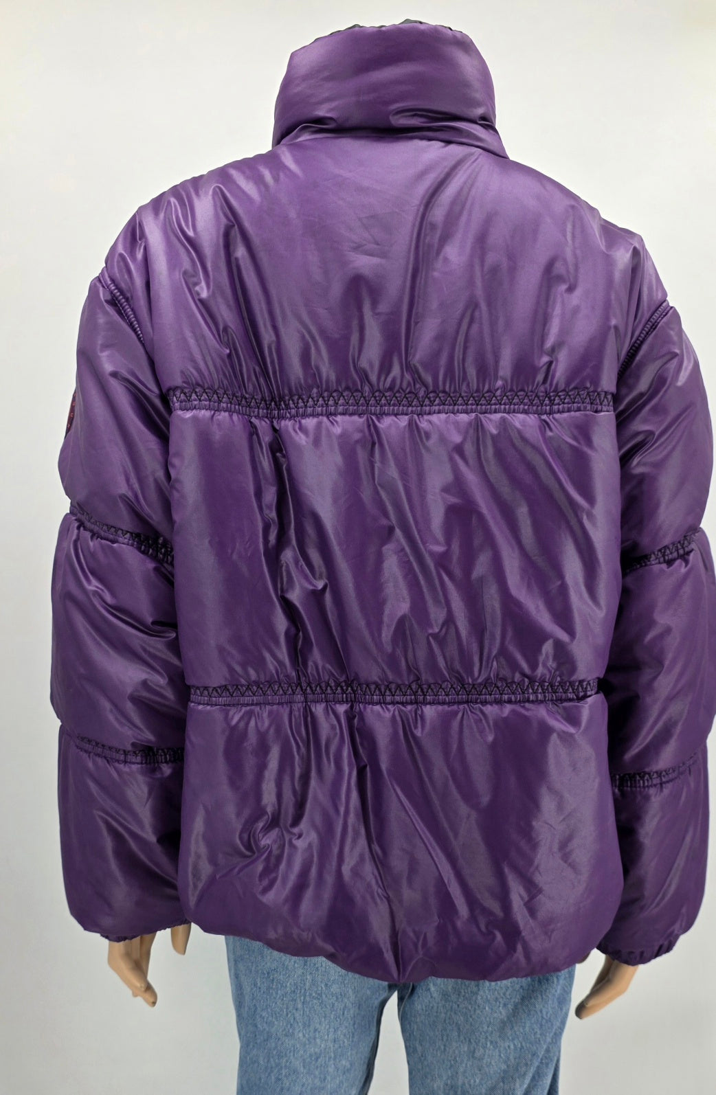 Tiklas, violetti toppatakki 90-luvulta, koko 42