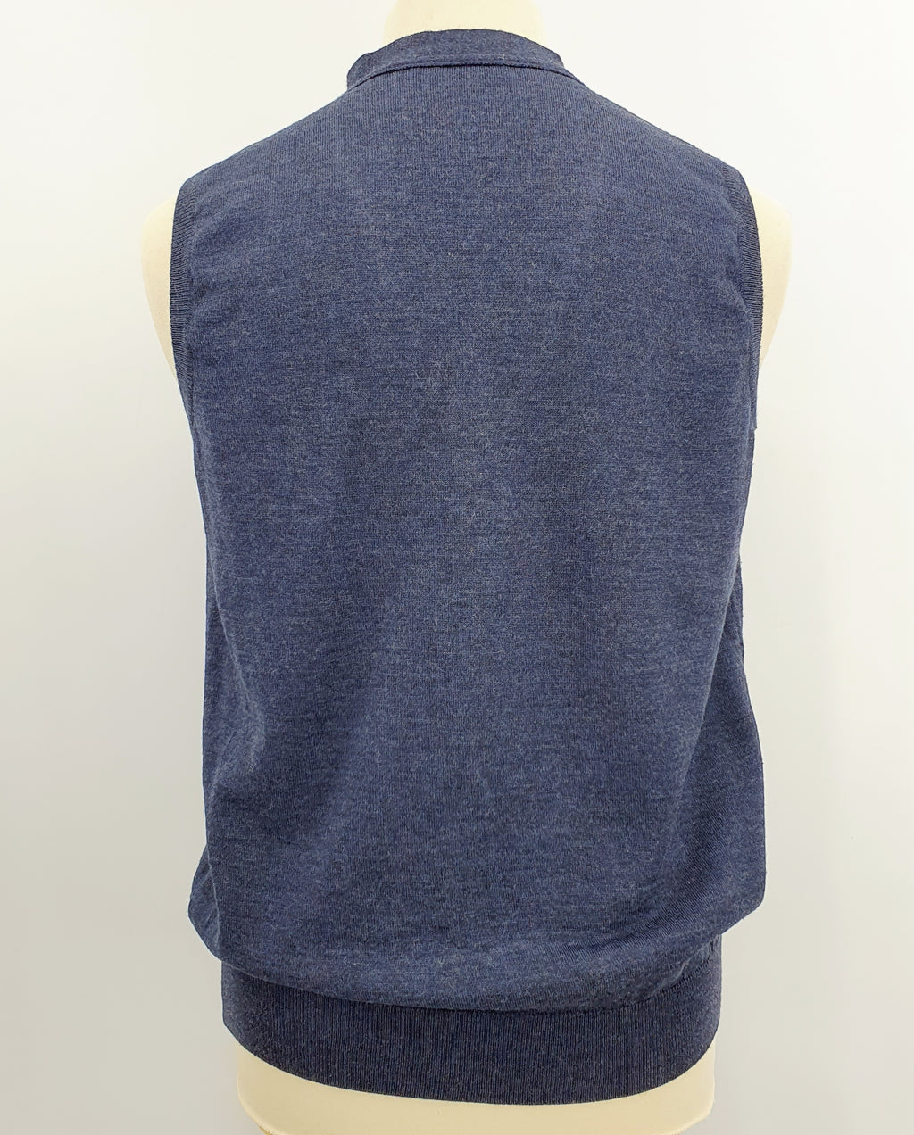 Montechiaro, men's wool vest, made in Italy, size S/M