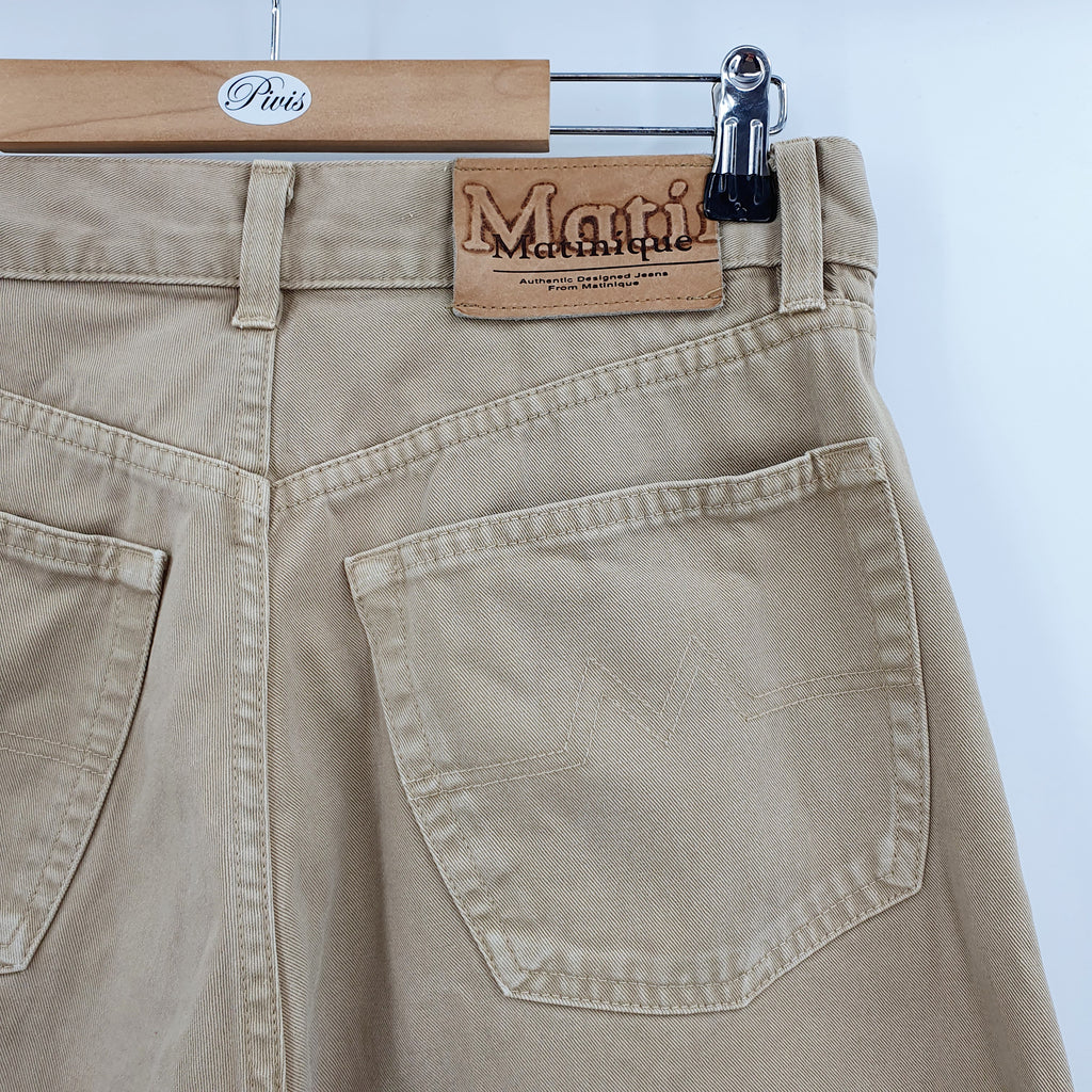 Matinique Jeans, high-waisted jeans from the 90s, belt 80cm, 31"