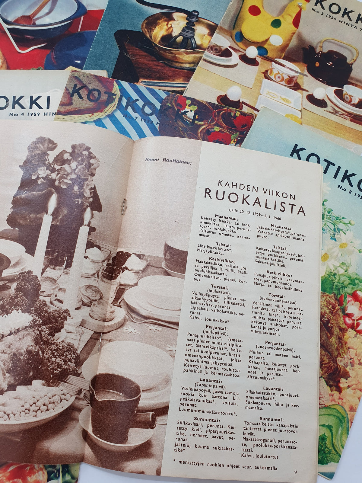 Kotikokki lehdet vuodelta 1959 | 8 nroa