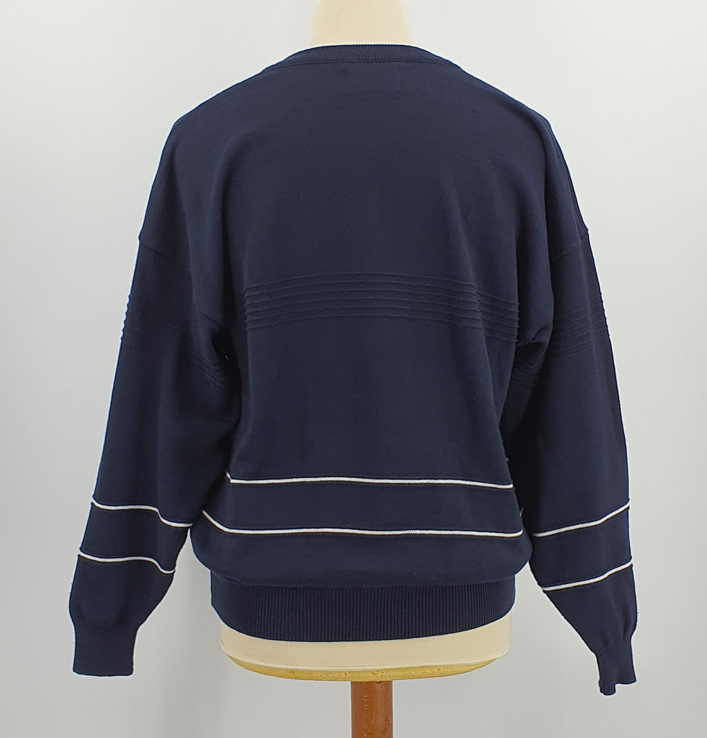PT Collection, nautical-inspired men's sweater from the 80s, size S/M