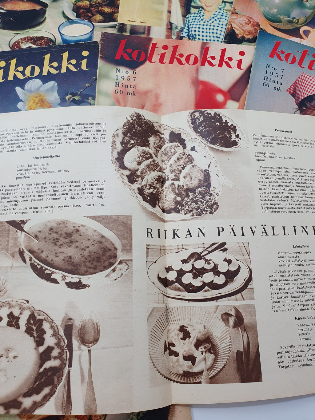 Kotikokki lehdet vuodelta 1957 | 8 nroa