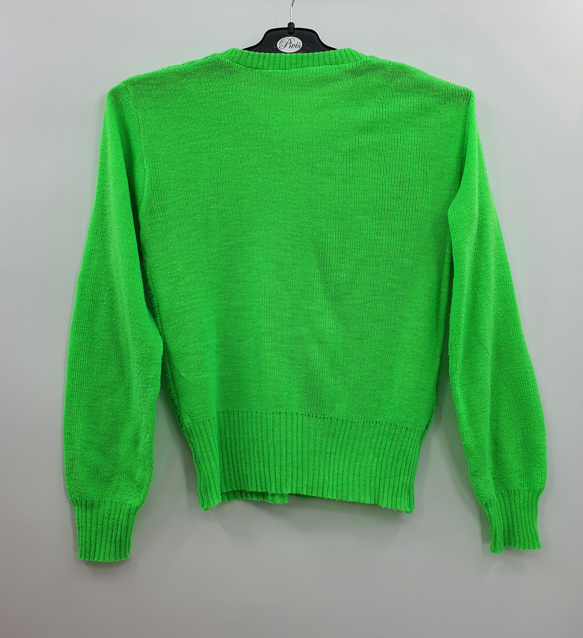 Neon green sweater, 70s, size 34-36